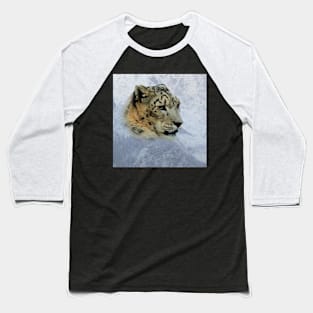 Snow leopard Baseball T-Shirt